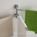 High Quality Bathroom Accessories Brass Rotating Movable Towel Holder Double Bars Towel Rack